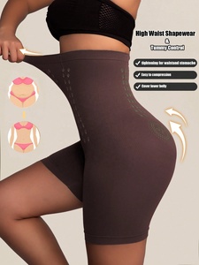 Culotte gainante taille haute pour femme, short sculptant le corps, avec ceinture élastique, rehausseur de hanches et fesses - Product Image 3