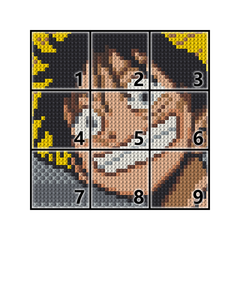 40cm X 40cm Puntos Ladrillos 1x1 Retratos de pared DIY Decoración para el hogar Construcción Modelo de juguete Pintura de bloques de construcción - Product Image 2