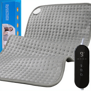 Almohadilla Eléctrica Lavable con Protección Contra Sobrecalentamiento, 30*60cm, 12*24'', Enchufe para Reino Unido, Estados Unidos y Europa, 10 Niveles de Temperatura, 3 Ajustes de Tiempo, la Más Vendida en China - Product Image 3