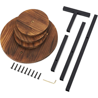 Support de Présentation Personnalisé en Pin Massif pour Pots de Fleurs, Étagère Haute en Métal et Bois à 3 Niveaux pour Plantes d'Intérieur – Du Meilleur Fabricant