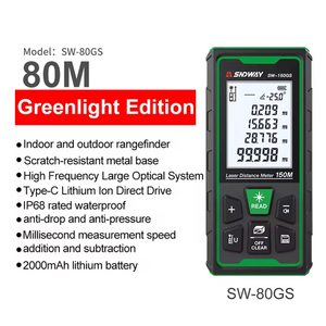 उच्च गुणवत्ता वाले स्ंडवे SW-150GS हरे लेजर रेंजफाइंडर बैकलिट पाइथागोरियन मोड - Product Image 2
