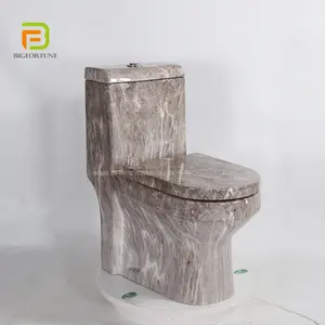 Stein toiletten Marmor Toiletten schüssel Kommode Keramik Luxus Badezimmer Natural One Piece Selbst reinigende Toilette Europäische Boden montage 3/6L