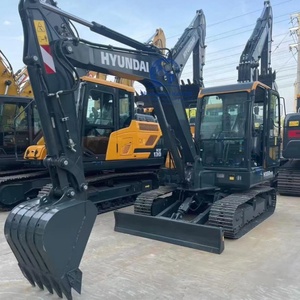 Escavadora Mini Hyundai 60 Usada 100% Original Preço Acessível Baixas Horas de Trabalho Escavadora Hyundai de 6 Toneladas à Venda - Product Image 3