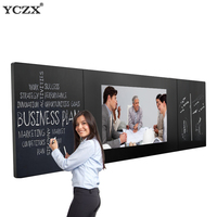 Panneau d'écran tactile 4K pour pc portable, panneau plat interactif pour classe, tableau blanc interactif, pour salles de classe intelligentes, 75 pouces