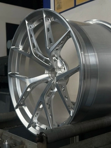 ล้อแม็กซ์ SHIN Forged Silver FI-R <span class=keywords><strong>EVO</strong></span> ขอบ 17-22 นิ้ว 5x120 สำหรับ BMW G80 Benz Audi S Porsche Ferrari SF90 - Product Image 2