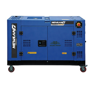Générateur diesel refroidi par air silencieux NEWLAND DG-A3 Série DG15000SE-A 12,0 kW Triphasé 50/60 Hz Double cylindre Démarrage électrique - Product Image 1