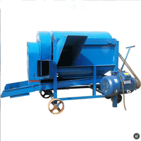 Batteuse mobile à moteur diesel pour riz et blé avec tamis vibrant à vendre