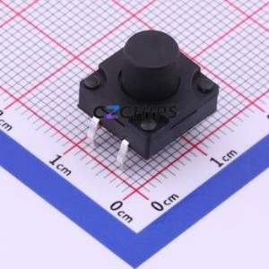 TC-FS1212D-C-N Tactile Switch Through hole-4P,12x12mm Switch Single Pole Single Throw Round Button 2.6N Through Hole - Product Image 1