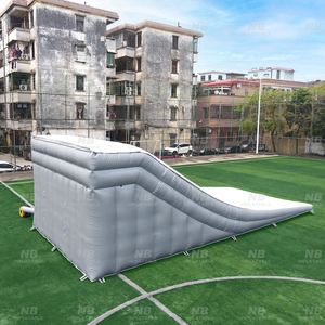 High Quality <b>Inflatable</b> Mountain Bike Landing Airbag With PVC Material CE/ Certified 3-Year Warranty <b>Inflatable</b> Bike Airbag Infl - Product Image 2