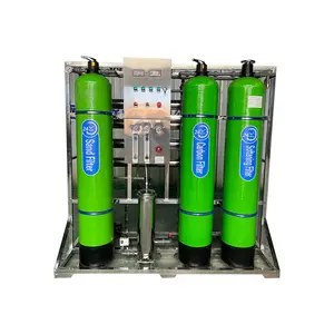 Máquina de tratamiento de purificación de ósmosis inversa de agua potable pura 1000Lph, planta de sistema de agua Ro Industrial para agua subterránea de grifo