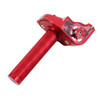 Puño de Acelerador Rápido de Aluminio CNC de 22mm con Cable de Acelerador y Funda Visual de Lubricación para Motocicletas KLX CR CRF EXC XR TTR CB