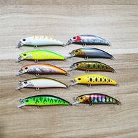 Leurre de pêche coulant de 60 mm 6,5 g, ABS, artificiel, pour rivière, appât pour ruisseau, RYUKI 60S, truite, bar, carpe, eau salée, leurre de lancer