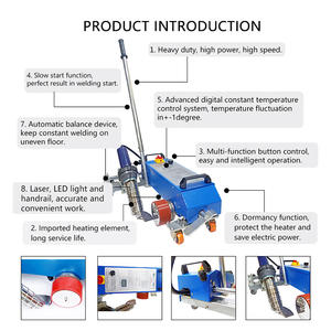 Machine à souder les auillets de toile, bâche en PVC à air chaud - Product Image 2