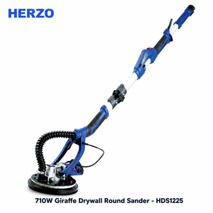 Lijadora Eléctrica de Pared HERZO 710W, Tipo <span class=keywords><strong>Jirafa</strong></span>, 215mm, 800-1700rpm, Velocidad Variable, Tubo de Succión de 32mm - Product Image 1