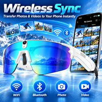 Lunettes Caméra Intelligentes IA 800W Enregistrement Photo et Vidéo Double Micro Anti-Bruit Reconnaissance d'Objets IA Vue à la Première Personne