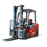 Chariot élévateur diesel d'occasion 35 tonnes, chariot élévateur à forte capacité de charge pour le transport de blocs et dalles de granit, marbre et pierre