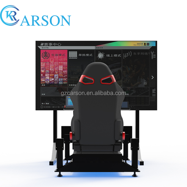 Sim Racing Game Simulator Rig Cockpit with Motion