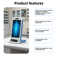 Kiosque intelligent TCM AI à quatre diagnostics pour auto-commande, instrument sur pied pour clinique, centre de bien-être, équipement de contrôle de santé