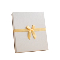 Boîte cadeau carrée faite à la main, directement de l'usine, avec couvercle Ciel et Terre, pour foulard en soie, idéale pour anniversaire et Saint-Valentin (boîte vide)