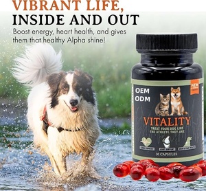 Capsules d'<span class=keywords><strong>huile</strong></span> <span class=keywords><strong>de</strong></span> <span class=keywords><strong>krill</strong></span> personnalisées <span class=keywords><strong>pour</strong></span> chiens et chats réduisant les allergies, les démangeaisons et les pertes chez les chiens-Favorise une peau et un pelage sains - Product Image 4