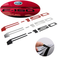 Haute qualité Chrome ABS Badge emblème voiture autocollant 3D surélevé hayon décalcomanie lettres pour Ford F150 F-150 2018-2020 ramassage en plastique
