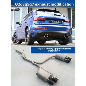 Adecuado para modificación de tubo de escape Audi Q2L/Q3/Q5L/Q7, válvula de ruido, explosión de rango completo, sonido de coche deportivo de tono bajo - Product Image 2