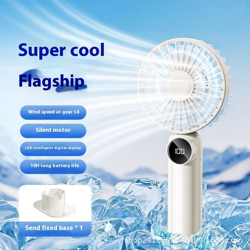 Ivoire Blanc 1800 mAh affichage numérique à six niveaux de poche avec base)