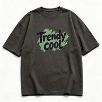 T-shirt Oversize Streetwear Homme – Fabricant de T-shirts à Épaules Tombantes avec Imprimé Lettres – Collection Été Grande Taille – Vente en Gros