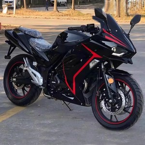 High Quality Used 400cc Sport Motorcycle 2-Cylinder Water Cooled Racing <b>Bike</b> H2 Style Sportbike with Visenk <b>Engine</b> - Product Image 1