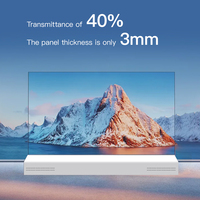 Écran tactile de 30 pouces auto-lumineux en verre transparent ultra fin pour télévision OLED