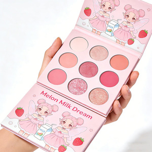 Paleta de Sombras de Ojos de 9 Colores, Alta Pigmentación, Resistente al Agua, Mate, Brillante, Vegana, Personalizable - Product Image 3