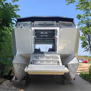 Bateau touristique en aluminium de 55 pieds (16,6 m) pour 74 passagers, taxi fluvial, ferry, bateau-<span class=keywords><strong>bus</strong></span>, catamaran rapide, bateau à passagers à vendre - Product Image 4