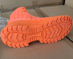 Bottes de randonnée tactiques d'extérieur AS33 5AA, orange fluorescent, design en maille nid d'abeille, bottes montantes de protection de la cheville, durables - Product Image 5