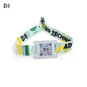 Gelang RFID Satin Music13.56MHz MIFARE Klasik 1K gelang RFID kain Festival