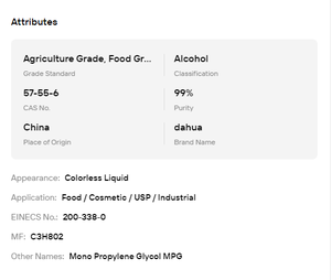 Propilenglicol PG de Grado Cosmético para Humectante de Fragancias CAS 57-55-6 - Product Image 6