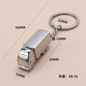 Porte-clés à la mode et populaire, luxueux modèle 3D petit SUV, cadeau promotionnel d'affaires avec logo personnalisable, porte-clés en métal - Product Image 4