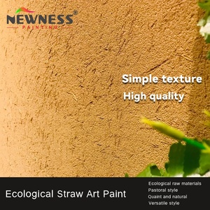 Peinture murale extérieure et intérieure pour façade de maison, flexible, peinture à la paille, micro-ciment, fabricant de Chine - Product Image 2