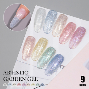 Preço de Fábrica, Amostras Grátis: Glitter para Unhas à Venda, Gel de Unha Artístico Profissional 15ml TPo/HEMA Free - Product Image 1