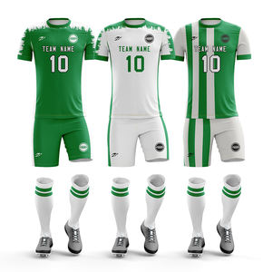 Großhandel Mode gedruckt Sublimated Full Set Fußball uniform Custom Plus Size 5xl Männer Hochwertiges Fußball trikot - Product Image 2