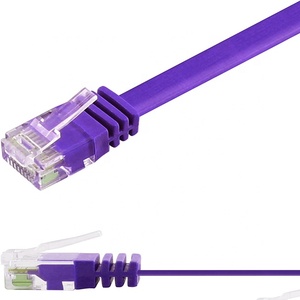 Factory Wholesale Good Price <b>Patch</b> Lead With RJ45 Connector Cat6 Flat <b>Patch</b> <b>Cable</b> NETWORK <b>CABLE</b> - Product Image 1