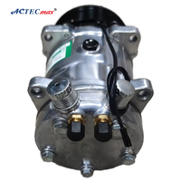 Compresseur de climatisation automobile ACTECmax AC.100.569 universel 5H14/508 12V R134a pour voitures, camions et bus