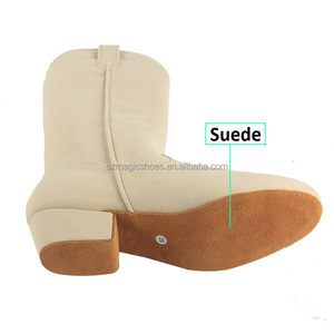 איכות גבוהה זמש הבלעדית השנהב צעד אתחול נשים לטינית ריקוד מגפיים latin נעלי סלסה ארוך חם קו נעליים מערב חוף swayd - Product Image 2