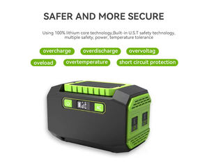 Générateur solaire à onde sinusoïdale pure, stockage d'énergie, alimentation portable, pour <span class=keywords><strong>camping</strong></span> en plein air - Product Image 6