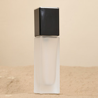 Flacon cosmétique portable rechargeable, distributeur de lotion en verre anti-fuite de 30 ml, flacon organisateur de soins de la peau pour voyage