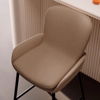 Chaise de bar tabouret haut simple et moderne de luxe léger pour îlot de cuisine, réception ou bar à la maison