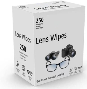 <span class=keywords><strong>Lingettes</strong></span> <span class=keywords><strong>nettoyantes</strong></span> pour lentilles en papier pré-humidifiées extra douces, emballées individuellement, sans traces, sans rayures, pour <span class=keywords><strong>lunettes</strong></span> et <span class=keywords><strong>lunettes</strong></span> de soleil - Product Image 1