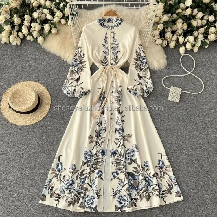 Summer hot selling women's dress temperament lady dress party holiday women's dress long skirts