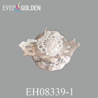 EH08339-1 7CM Ever Golden 100% Coton Charme de Noël Petit ange d'amour pour arbre de Noël, Décoration de sapin de Noël