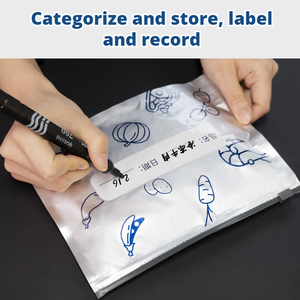 Pochettes d'emballage d'aliments congelés frais de conservation sacs de congélation à zip-lock en papier d'aluminium pour la viande fruits de mer poisson poulet légumes fruits - Product Image 3