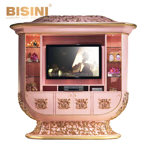 Adorabile Angelo Serie Elegante di Colore Rosa e Oro Floreale Impreziosito Comodino comodino Tavolo per Little Princess 'Camera Da Letto - Product Image 4